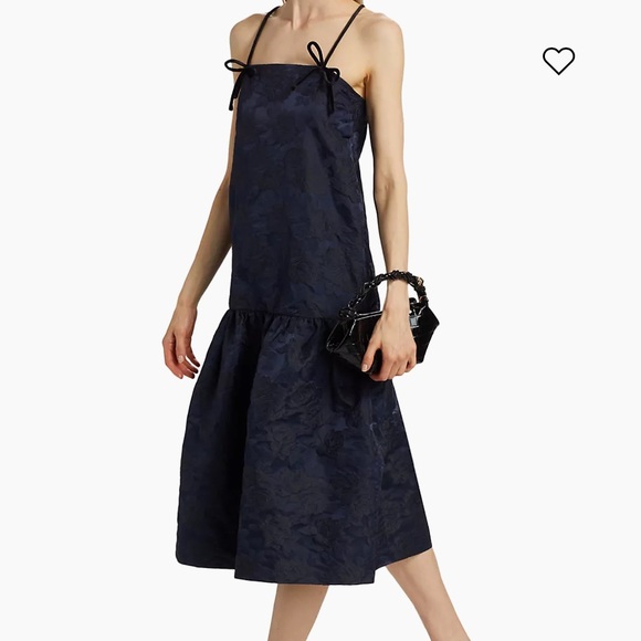 GanniFloral Jacquard Midi-Dress